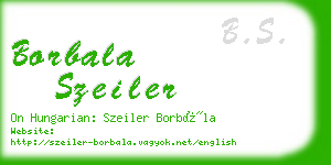 borbala szeiler business card